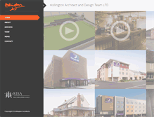 Tablet Screenshot of hollington-architects.co.uk